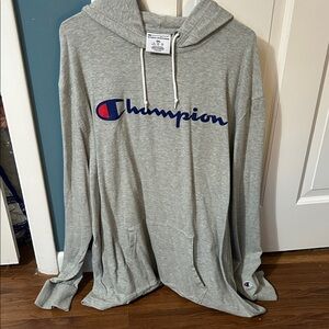 Champion Gray Athletic Hoodie